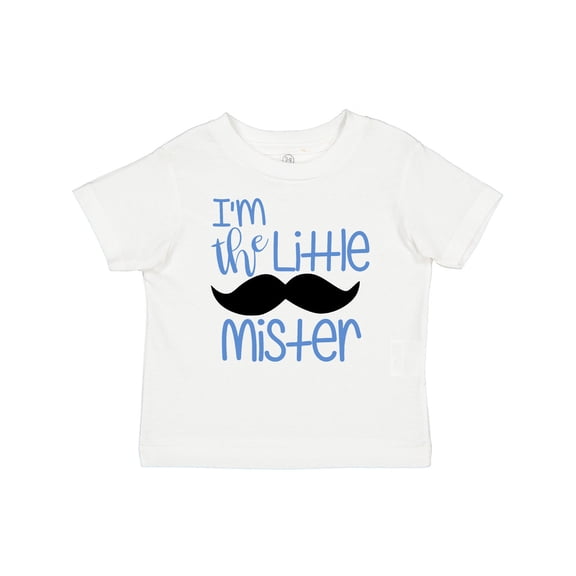 Inktastic I'm the Little Mister with Mustache Boys Baby T-Shirt