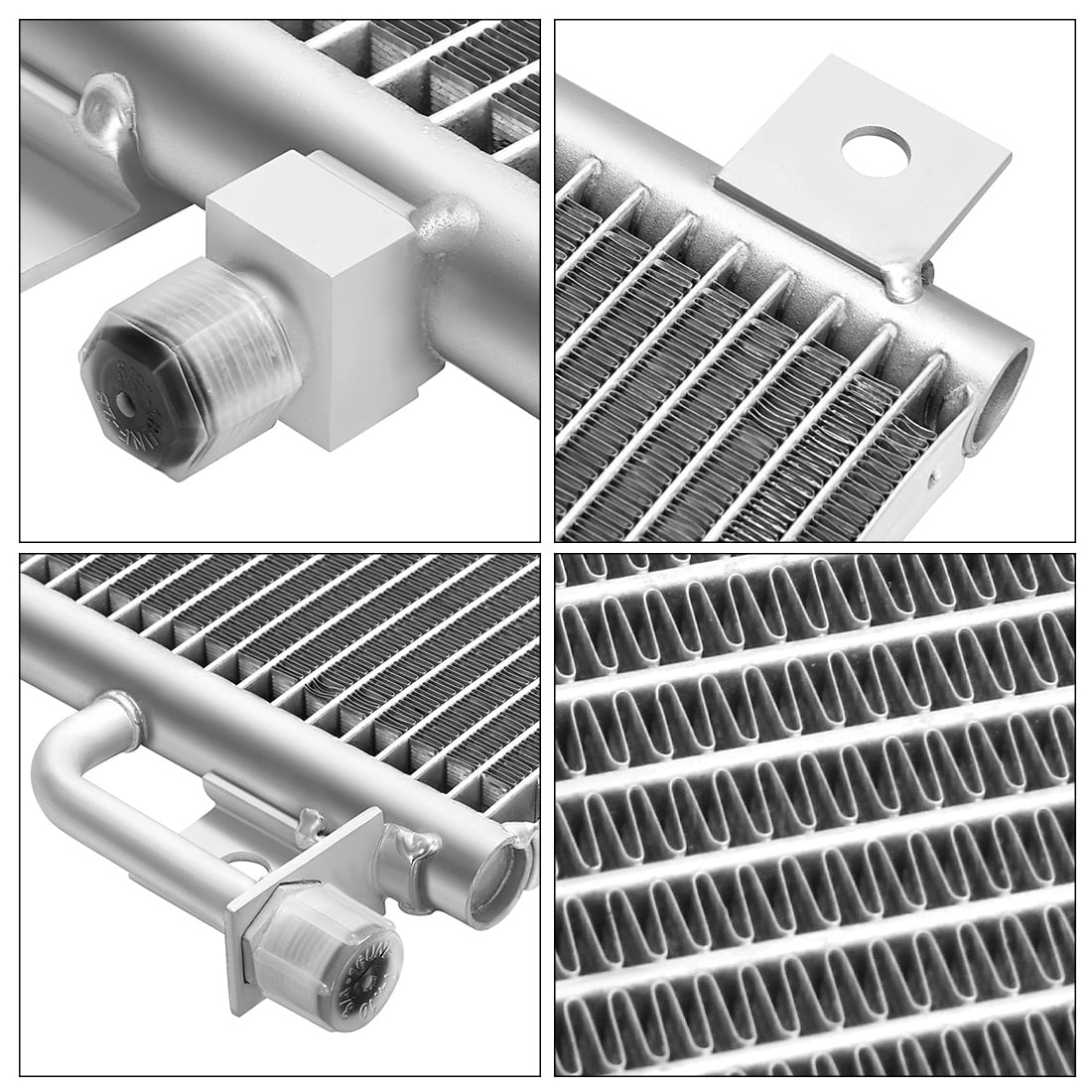 LEDKINGDOMUS Premium AC Condenser for Kenworth 1982-2013 Trucks (C500/K100E/T2000/T270/T300/T400/T600A/T800/W900) Durable Aluminum Core Compatible with Base Models