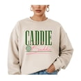 thumbnail image 4 of Caddie Baddie Sweatshirt for Women Trendy Funny Golf Pullover Crewneck Sand Sweatshirt Adult Large, 4 of 7