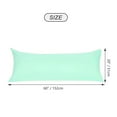 thumbnail image 6 of PiccoCasa 1Pc Comfortable-Soft Microfiber Pillowcase, King Mint, 6 of 7