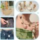 thumbnail image 5 of 12 estilos de dijes de concha natural de 0,8 a 2,2 pulgadas, colgantes de concha galvanizada, conchas marinas, conchas espirales de vieira, conchas marinas de verano con agujero, 5 of 5