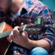 thumbnail image 5 of Guitarra con afinador, afinador de clip, accesorios para guitarra, guitarra con soporte para púas, 5 of 5