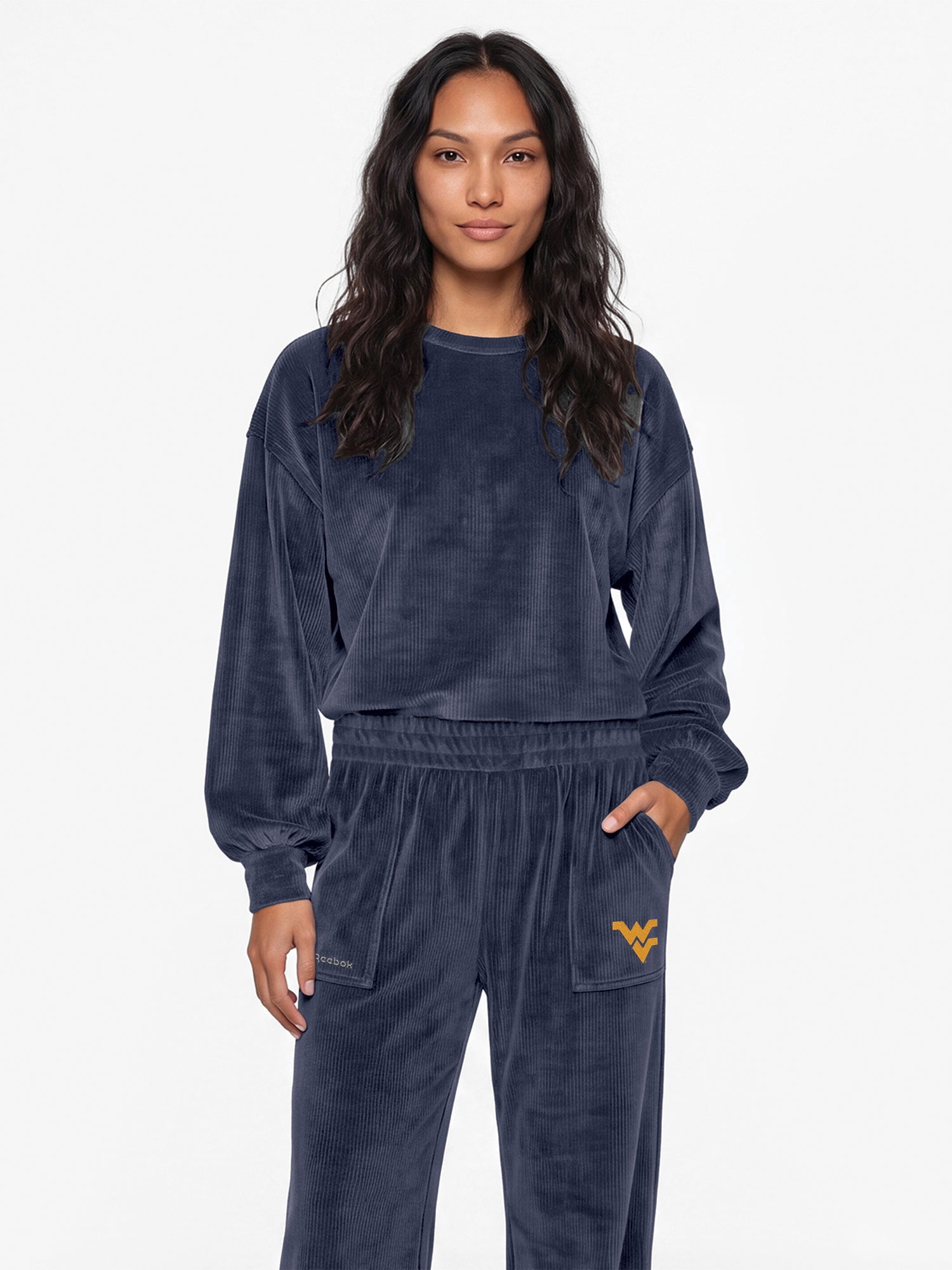 West Virginia Mountaineers Reebok Womens Fashion Fit Fleece Pant