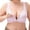 Pink, variant on High Support Front Closure No Underwire Bras for Women Adjustable Strap Full Coverage Jelly Bras Comfortable Seamless Underwear