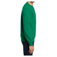thumbnail image 3 of Mens Core Fleece Classic Crewneck Cotton/Poly fleece Sweatshirt Kelly XL, 3 of 6