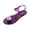 Purple, variant on Commforr Jelly Seashell Sandals for Women Beach Summer Flip Flops Mary Janes Cute Dressy Boho Bohemia Alternative Hiking Pumps Cruise Swimming Pool Rave Parties Gifts Holiday Vacation Wedding Guests