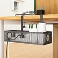 thumbnail image 2 of Jesscasday Desk Organizer Desk Storage Container Clamp On Desk Drawer Easy to Install, 2 of 21