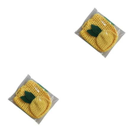 

2pcs Adorable Pineapple Baby Handmade Crochet Knitted Photo Outfits Sleeping Bags Hat Set