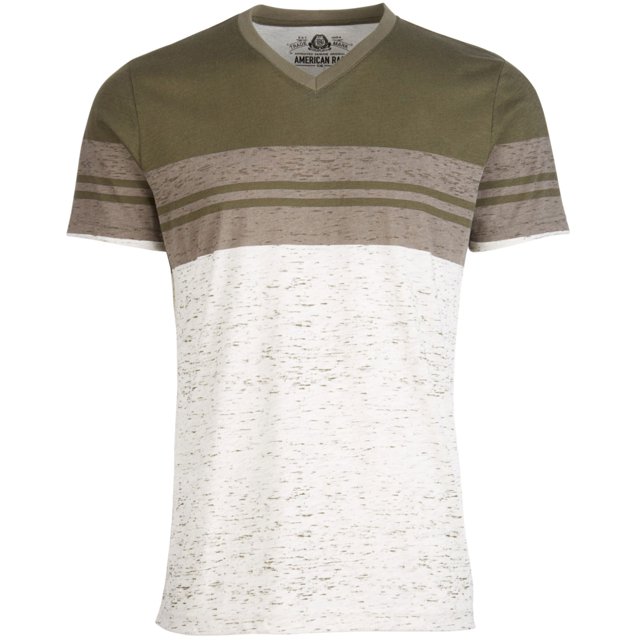 Camiseta básica John Ashford Colorblock American Rag para hombre multicolor pequeña