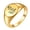Gold, variant on Men Women's 12mm Round Rose Flower Stainless Steel Polished Ring Minimalist Personalized Vintage Band Jewelry Gold Size 5