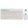 thumbnail image 1 of Keyboard Mouse Set Wireless Protable Combo Mini Ultra Thin Silent 2.4Ghz for Laptop PC X210White, 1 of 5