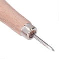 thumbnail image 4 of Set of 3 high hardness leather punches, ergonomic design, diamond-shaped punches with beech handle for punching leather, 4 of 4
