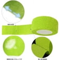 thumbnail image 3 of Self Adherent Wrap Tape Medical Cohesive Bandages Flexible Stretch Athletic Strong Elastic First Aid Tape for Sports Sprain Swelling and Soreness on Wrist and Ankle 6 Pack 1Inch X 5Yards(Green), 3 of 5
