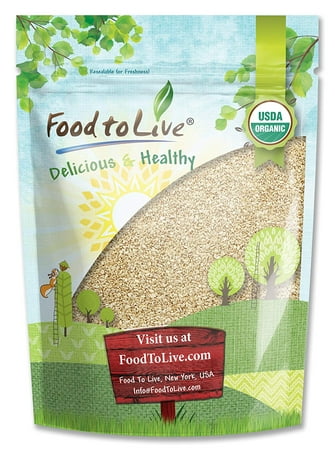 Food To Live ® Certified Organic Sesame Seeds (Raw, Hulled) (2 Pounds)