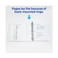 thumbnail image 6 of Avery Heavy-Duty Binder With Durahinge, One Touch Ezd Rings, 3 Ring, 1.5" Capacity, 11x8.5, White, 6 of 9