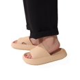 thumbnail image 2 of Women's Fashionable Solid Color Slippers In Rose Red With Neon Pink Single Strap, 2 of 4
