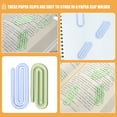 thumbnail image 6 of FRCOLOR  50 Pcs Small Office Paperclips Decorative Assorted Size White, 6 of 8