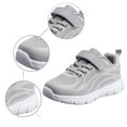 thumbnail image 5 of Tfken Big Girls Walking Badminton Shoes Size 11-11.5 Years Mesh Platform Breathable Fall Light Gray Sneakers For Kids, 5 of 7