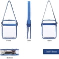 thumbnail image 6 of Clear Messenger Bag for Work & Business Travel for Men & Women, Stadium Approved, 6 of 6