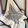 thumbnail image 2 of Bufanda cuadrada de seda a cuadros para mujer, banda de satén para el pelo, suave para el trabajo, Hijab, Foulard para la cabeza, 2021, 2 of 4