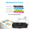 thumbnail image 6 of Compatible Toner Cartridge With Chip for HP W2020X W2021X W2022X W2023X 414X Color LaserJet M454dw Color LaserJet Pro MFP M479fdw(2*Black,Cyan,Magenta,Yellow 5-Pack), 6 of 8