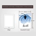 thumbnail image 3 of Blue Elegant Tulip Relax Soak Unwind Breathe Bathroom Wall Decor Bathroom Wall Art Prints Set of 4, 3 of 3
