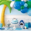 Latex Birthday Balloon Arch Kit, Blue, Green, & Silver, 26 Pieces, by Way To Celebrate