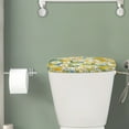 thumbnail image 2 of ZIATUBLE Daisy Toilet Tank Dust Cover Soft Toilet Cover Lid Protective Cover Elastic Toilet Tank Lid Covers for Bathroom Toilet Tank Covers Fit Different Sizes of Toilet Tank, 2 of 5