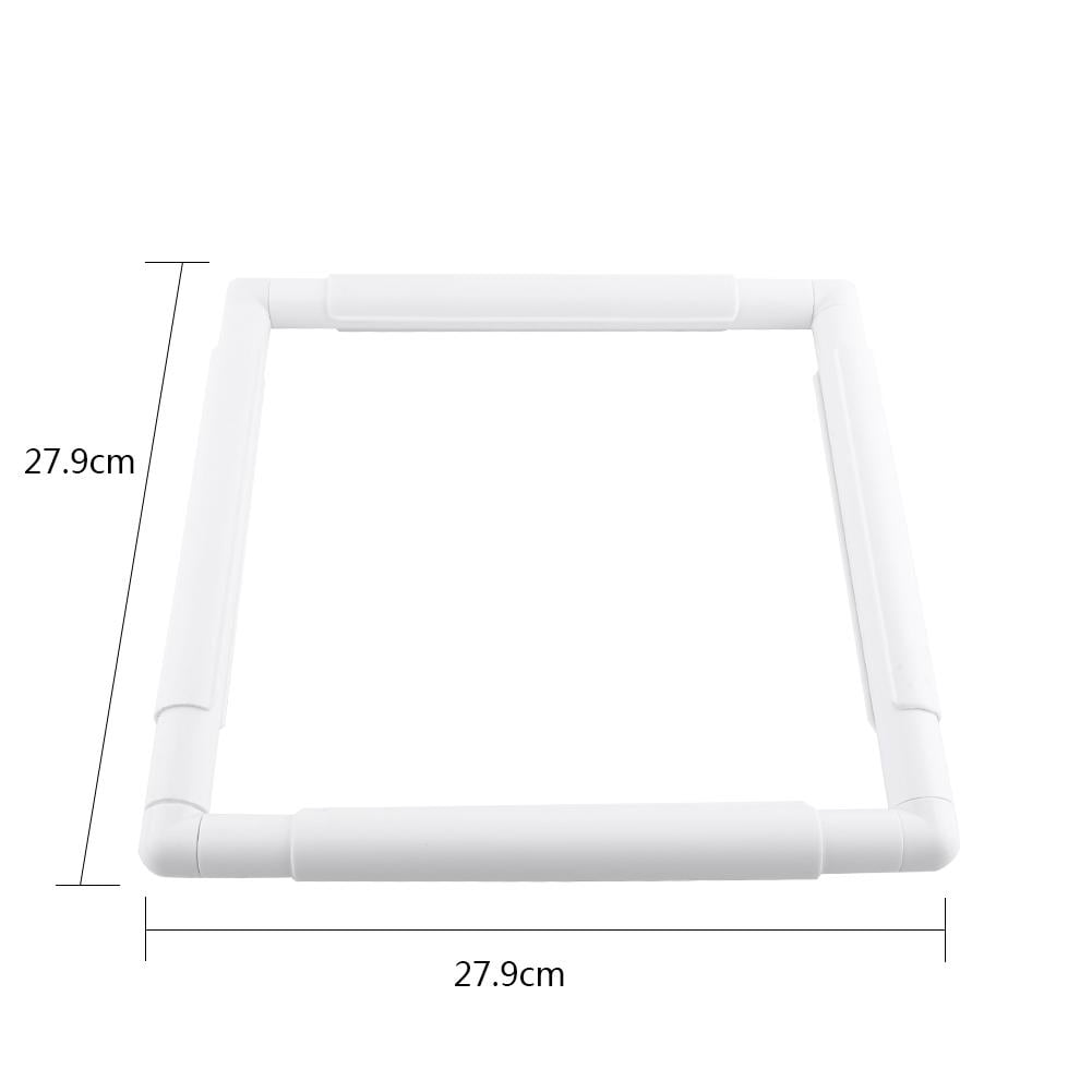  Cross Stitch Frame, Plastic Clip Roller Frame for Embroidery  Cross Stitch Quilting Needlepoint Tool for Embroidery, Quilting,  Cross-Stitch, Needlepoint (27.9x27.9cm)