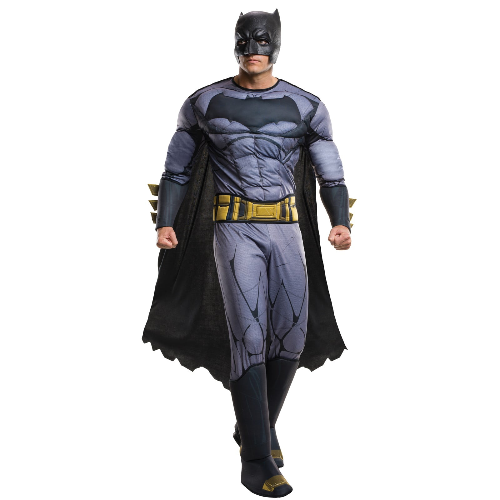 Batman Mens Fancy Dress Dawn of Justice Superhero Comic Book Film Adults Costume 
