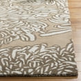 thumbnail image 5 of SAFAVIEH Martha Stewart Chrysanthemum Floral Wool Area Rug, Driftwood/Grey, 5' x 8', 5 of 6