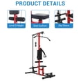thumbnail image 4 of Yiwa Multi-Functional LAT Pulldown Cable Machine, Adjustable Leg Support, Total Body Strength Training Equipment, 4 of 8