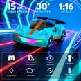thumbnail image 2 of Dammyty Remote Control Car, 2.4Ghz Rechargeable RC Stunt Car for Kids, Racing Car Toys for Boys and Girls, 2 of 8