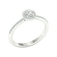 thumbnail image 4 of Imperial 3/8 Ct TDW Round Diamond Halo Engagement Ring in 10K White Gold (H-I, I2), 4 of 4