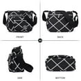thumbnail image 2 of KXF Multi Pockets Waterproof Nylon Crossboby Bag for Women Roomy Tote Travel Shoulder Bag Handbag Purse, 2 of 7