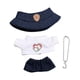 thumbnail image 4 of 4 piezas de ropa para muñecas en miniatura con camiseta, jeans, collar y sombrero, ropa para muñecas de dibujos animados, para muñecas de 5 a y verde, 4 of 9
