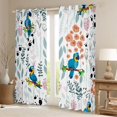 thumbnail image 2 of Homewish Blue Parrot Curtains Pack of 2 (42x84 Each) for Teens Boys Girls,Flower Animal Curtains Blackout,Dreamy Princess Bedroom Curtains,Ultra Soft Home Decor, 2 of 6