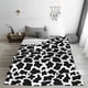thumbnail image 5 of Balery Cow Print Black White Manta de Felpa Suave y Acogedora – Cobija de Franela Aterciopelada para Cama, Lavable y Cálida para Sofá, Mascotas, Transpirable-50"x40", 5 of 7