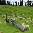thumbnail image 6 of WZTO Goat Milking Stand Metal Sheep Milking Stand 330Lbs Capacity Livestock Sheep Stand Trimming Stand with Headpiece Nose Loop for Sheep Lambs Goats innate, 6 of 9
