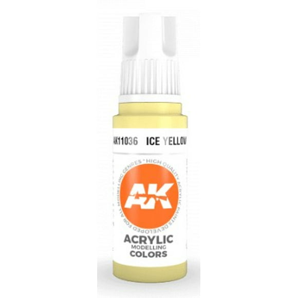 Ice Yellow Acrylic Paint 17ml Bottle