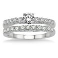 thumbnail image 2 of 0.50 Carat Elegant Bridal Set with Round Cut Diamond in 10k White Gold, 2 of 2