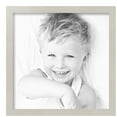 thumbnail image 2 of ArtToFrames 16" x 16" Slanted Lip White Picture Frame, 16x16 inch White Wood Poster Frame (WOM-4825), 4 Pack, 2 of 6