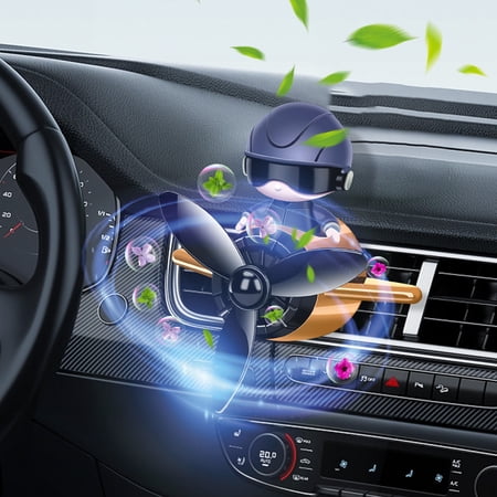 Fanshiluo Small Car Aromatherapy Car Perfume Conditioning Vents Small Fan Decorative Supplies Ornaments