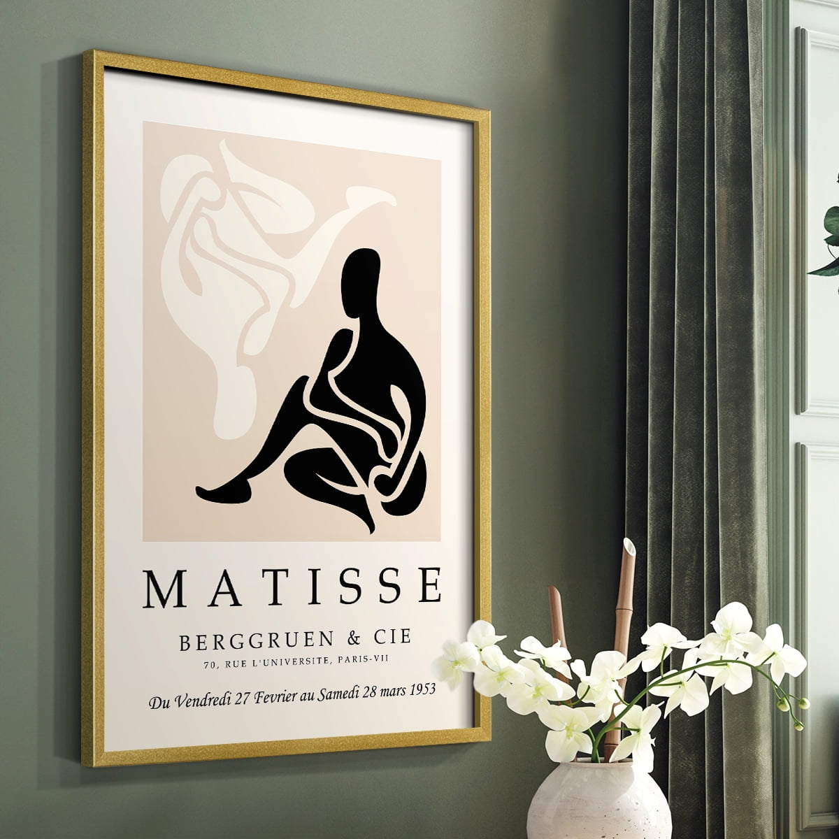 Matisse XLV Framed Print - Solid Wood