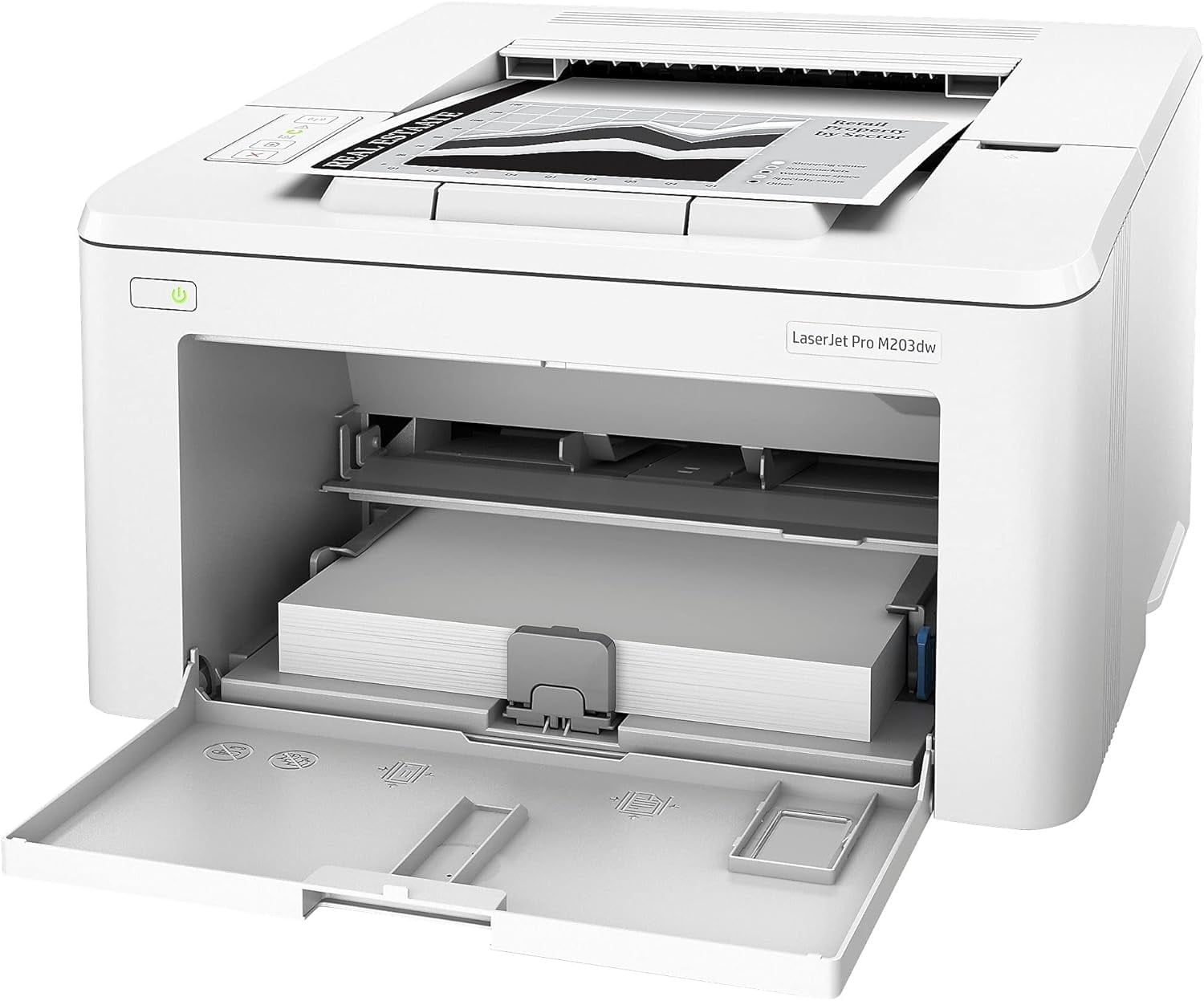 HP LaserJet Pro M203dw Wireless Monochrome Printer with built-in Ethernet & 2-sided printing (G3Q47A) (Sold without manufacturer warranty)
