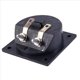 thumbnail image 3 of 8X Copa Del Terminal Caja De Altavoz Tipo De Borne Doble Forma Cuadrada Negro, 3 of 5