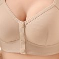 thumbnail image 5 of SPZTSX Womens Plus Size Front Closure Wireless Bras Push Up Breathable Shaping Vest Style Sleep Everyday Bra, 5 of 5