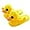 Yellow (No Wrap Heel), variant on Duck Slippers, Yellow Duck Plush Cotton Slippers Household Shoes Antiskid Indoor Home Slippers