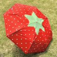 thumbnail image 5 of Slccxzc Strawberry Pattern Folding Umbrella, Anti UV Windproof Travel Parasol for Rain Sun, 5 of 7