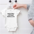 thumbnail image 5 of Most Expensive Alarm Clock Funny Joke Romper Boys or Girls Infant Baby Brisco Brands 12M, 5 of 6